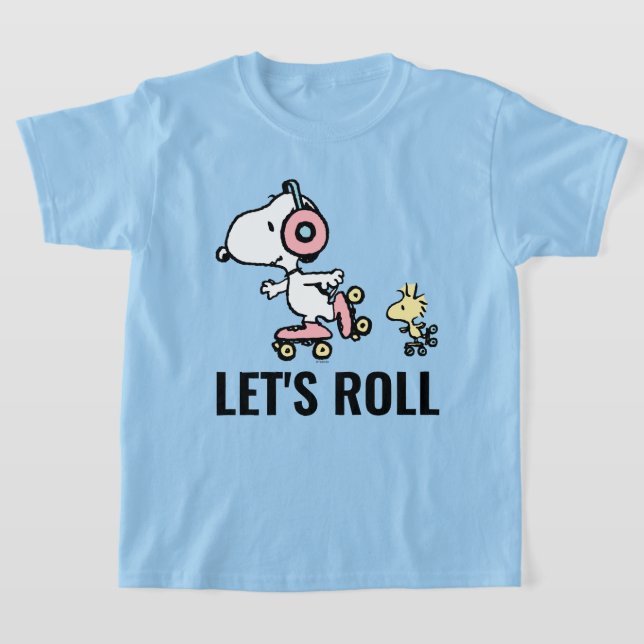 Camiseta PEANUTS | Snoopy & Woodstock | Roll de Vamos (Postura )