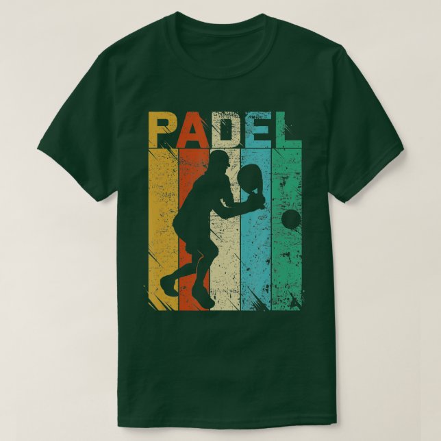 Camiseta Peão Padel Esportivo Presente para Fãs Padel Ennis (Frente do Design)