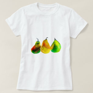Camiseta Pear art, fruta de aquarela fofa T-Shirt