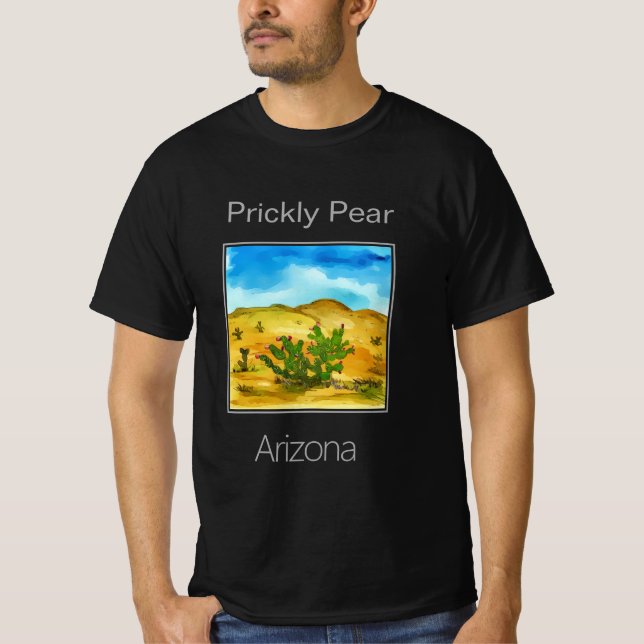 Camiseta Pear Cactus, Arizona (Frente)