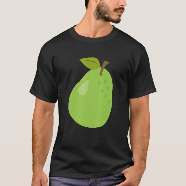 Camiseta Pear Correspondente Pjs de Natal Definem Figurino  (Frente)