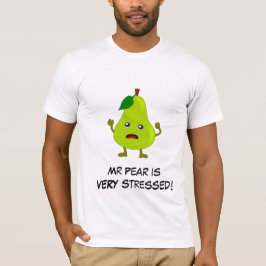 Camiseta Pear: Gangue de Fruta Ruim com Slogan Personalizáv