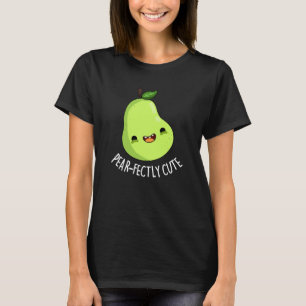 Camiseta Pear-Pun Dark Fruta Engraçado Infecciosamente