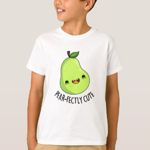 Camiseta Pear Pun De Fruta Engraçado De Perna