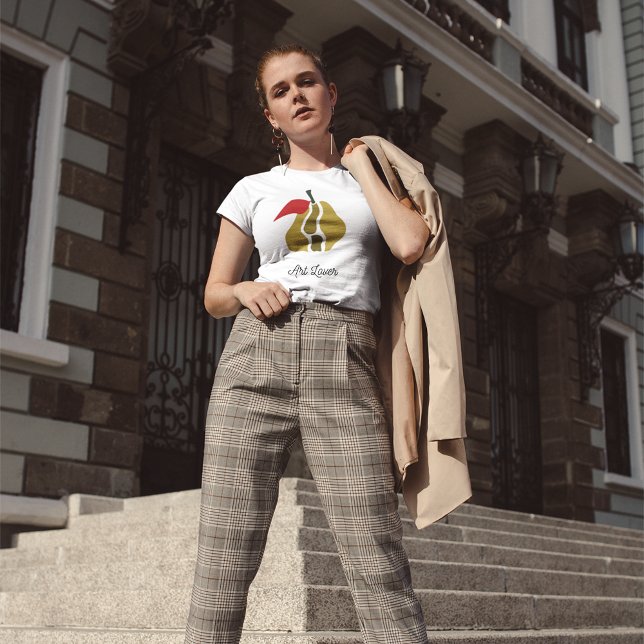 Camiseta Pear Spling Art (Criador carregado)