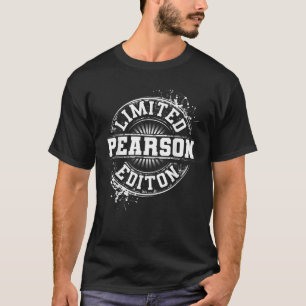 Camiseta PEARSON Funny Surname Family Tree Aniversário Reun