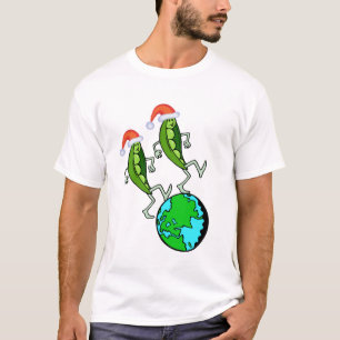 Camiseta Peas on Earth Holiday