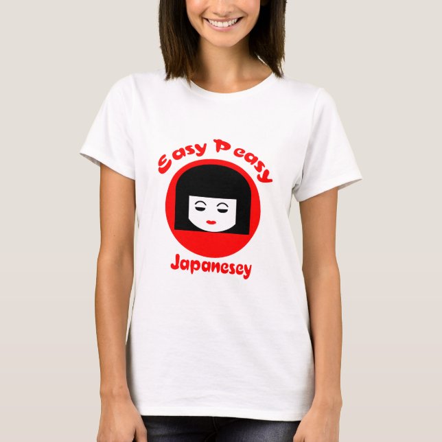 Camiseta Peasy fácil Japanesey (Frente)