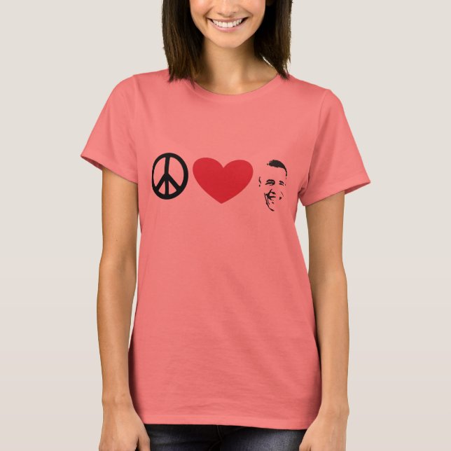 CAMISETA PEAVE AMVE OBAMA (Frente)