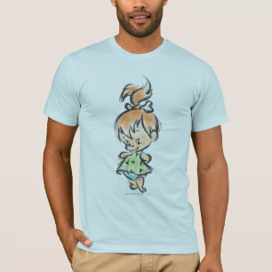Camiseta PEBBLES™ - desenho desenhado à mão