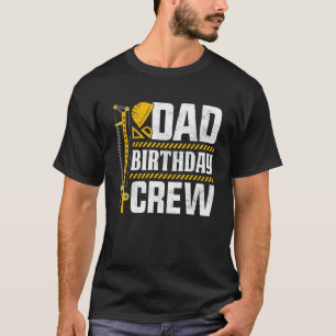 Camiseta Peça de Aniversário para Construção de Pai