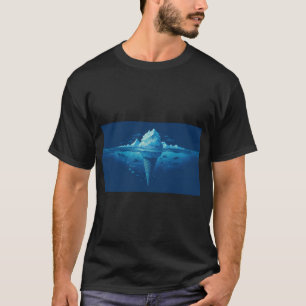 Camiseta Peça de arte de cone de sorvete submarino