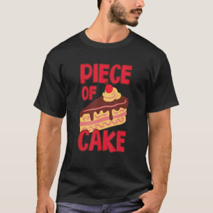 Camiseta Peça De Cupcake De Confeccionador De Bolo De Bolo