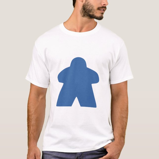 Camiseta Peça de jogo de Conselho azul (Frente)