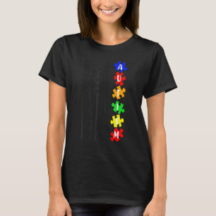 Camiseta Peça de Puzzle da Bandeira Americana de Conscienti