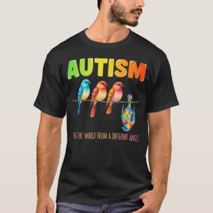 Camiseta Peça de Puzzle de Ângulo Diferente Neurodiversidad