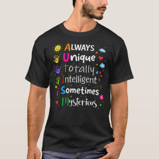 Camiseta Peça de Puzzle de Consciencialização do Autismo Ar