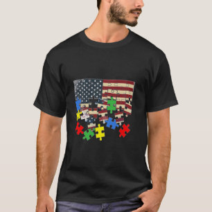 Camiseta Peça de Puzzle Preocupante Conscientização do Auti