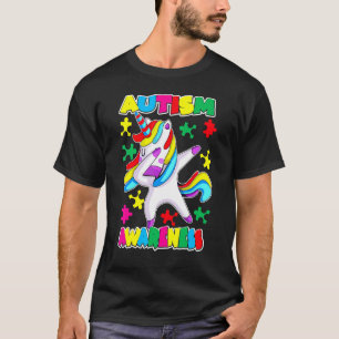 Camiseta Peça de quebra-cabeça de unicórnio engraçado de co