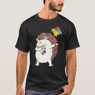 Camiseta Peça de Quebra-Cabeça do Ourico Autism Awareness M