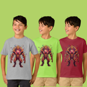 Camiseta Peça de Roupas com Grafite de Monstro Épico Infant
