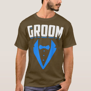 Camiseta Peça de Solteiro de Correspondência de Casamento d