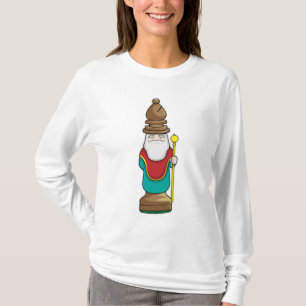 Camiseta Peça de xadrez Bishop Chess