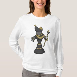 Camiseta Peça de xadrez Funcionarios Bishop Chess