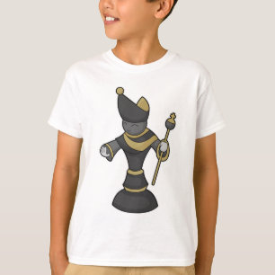 Camiseta Peça de xadrez Funcionarios Bishop Chess