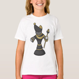 Camiseta Peça de xadrez Funcionarios Bishop Chess