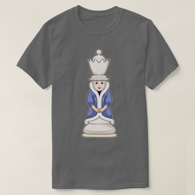 Camiseta Peça de xadrez Xadrez 1 (Frente do Design)
