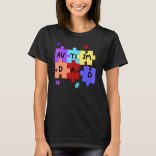 Camiseta Peça do Autismo Puzzle Conscientização Apoio ao Au