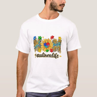 Camiseta Peça do Quebra-cabeça do Autismlife Abril