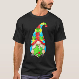 Camiseta Peça do quebra-cabeça Gnomie de conscientização so
