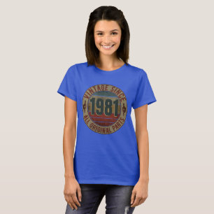 CAMISETA PEÇA VINTAGE DESDE 1981 TODAS AS PEÇAS ORIGINAIS.
