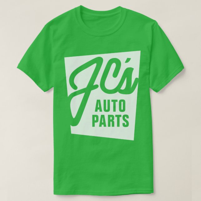 Camiseta Peças automáticas JC Design de Alt unilateral em b (Frente do Design)