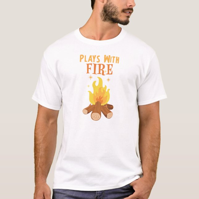 Camiseta Peças Com Fogo (Frente)