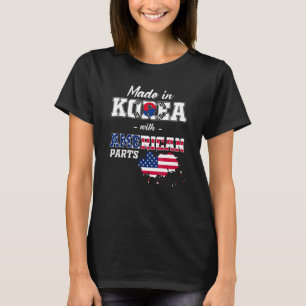Camiseta Peças Coreano Americanas Ancestralidade Coreia do 