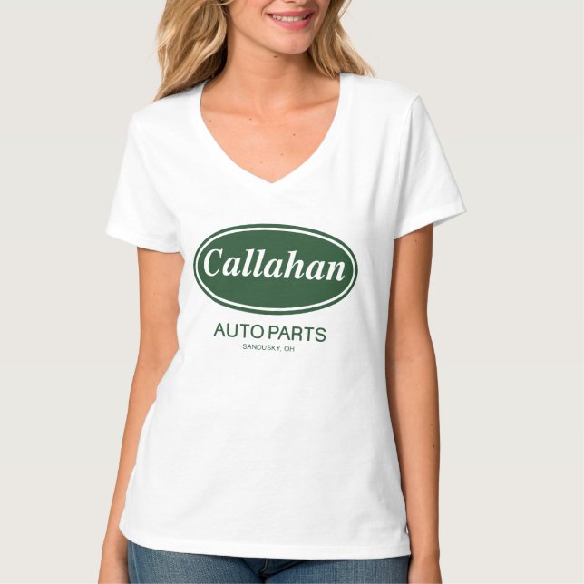 Camiseta Peças de automóvel de Callahan (Frente)