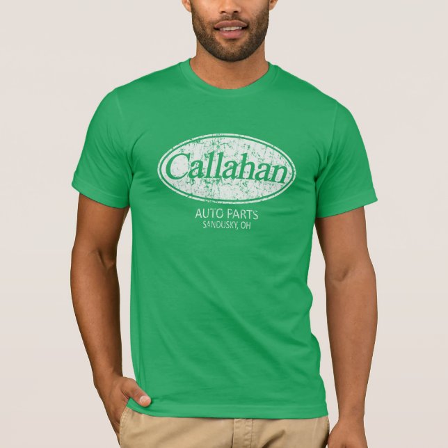 Camiseta Peças de automóvel de Callahan (Frente)