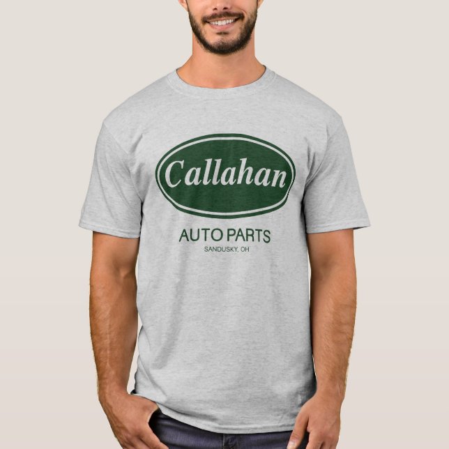 Camiseta Peças de automóvel de Callahan (Frente)