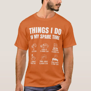 Camiseta Peças De Carro Mecânico Carros Clássicosrack Corri