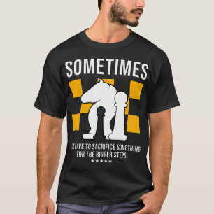 Camiseta Peças de Sacrifício de Xadrez Xadrez