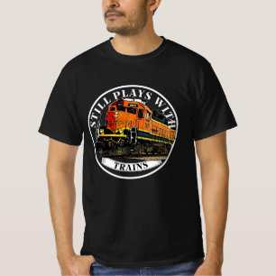 Camiseta Peças de teatro com trem Orange Black Diesel 