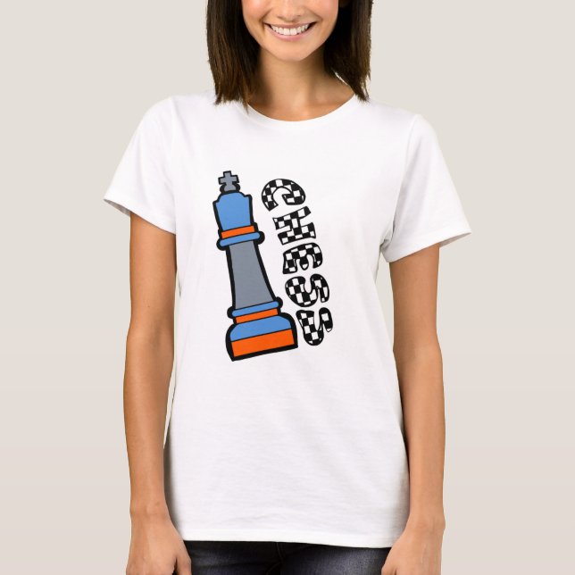 Camiseta peças de xadrez (Frente)
