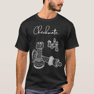 Camiseta Peças De Xadrez Do Jogador De Xadrez