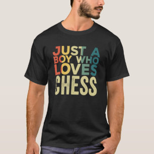 Camiseta Peças de Xadrez para Roupa do Jogador de Xadrez pa