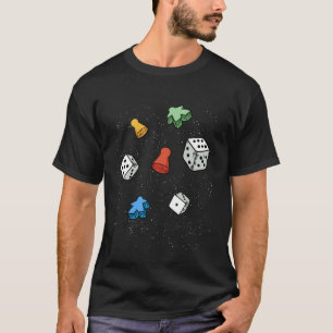 Camiseta Peças Legais de Jogos de Tabuleiro em Estrelas, Da