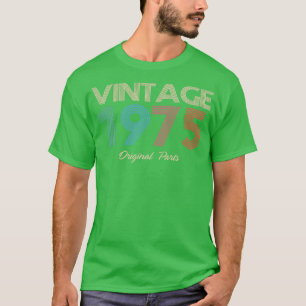 Camiseta Peças originais de 1975 Vintage