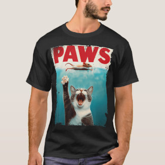 Camiseta Peças Paródia Gato Rato Humorístico Perseguindo Ra